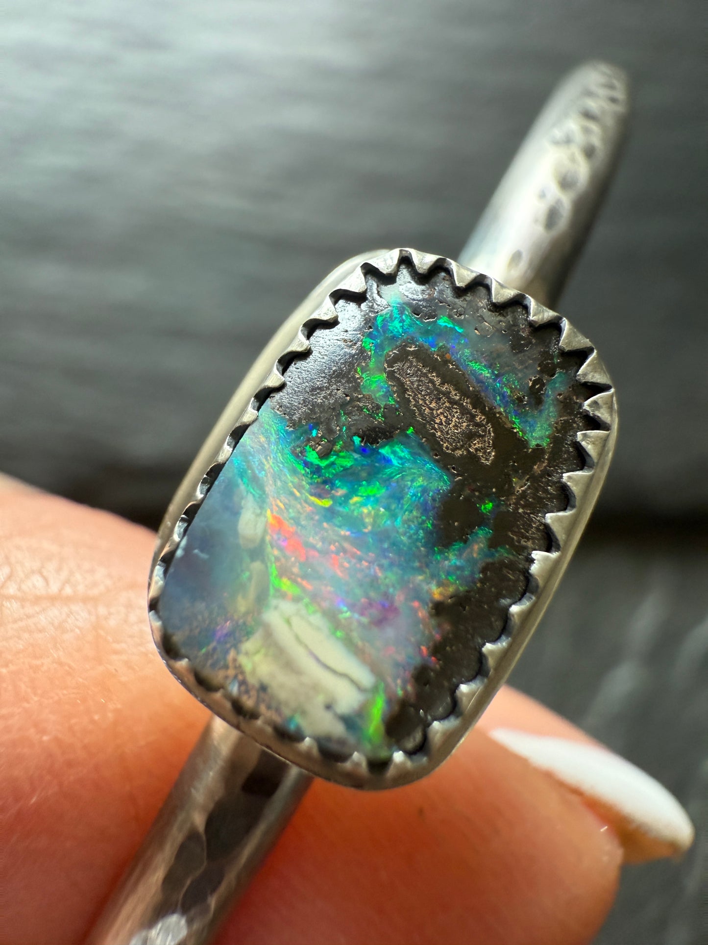 Boulder Opal Bangle