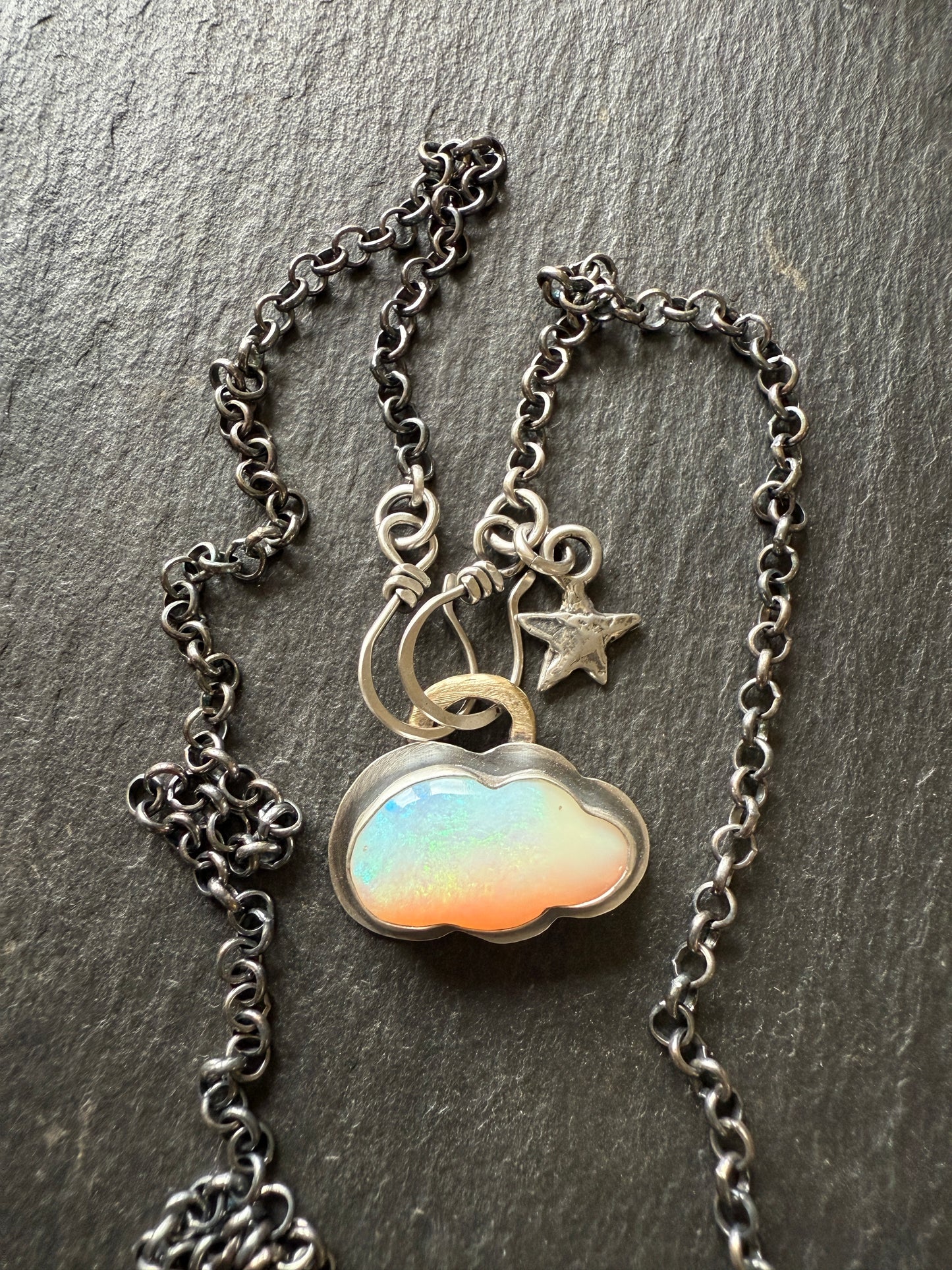 Opal Cloud Necklace