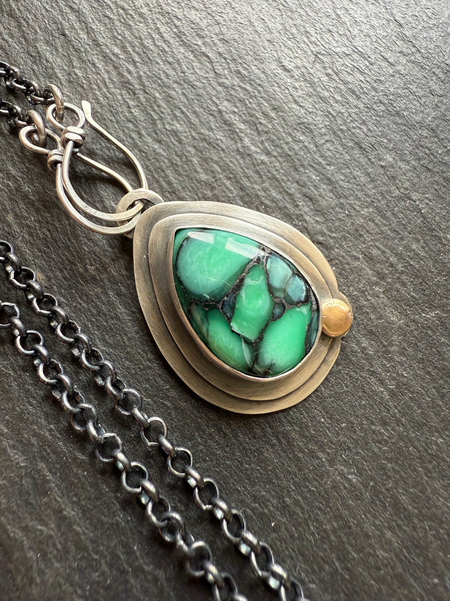 Desert Oasis Variscite Pendant