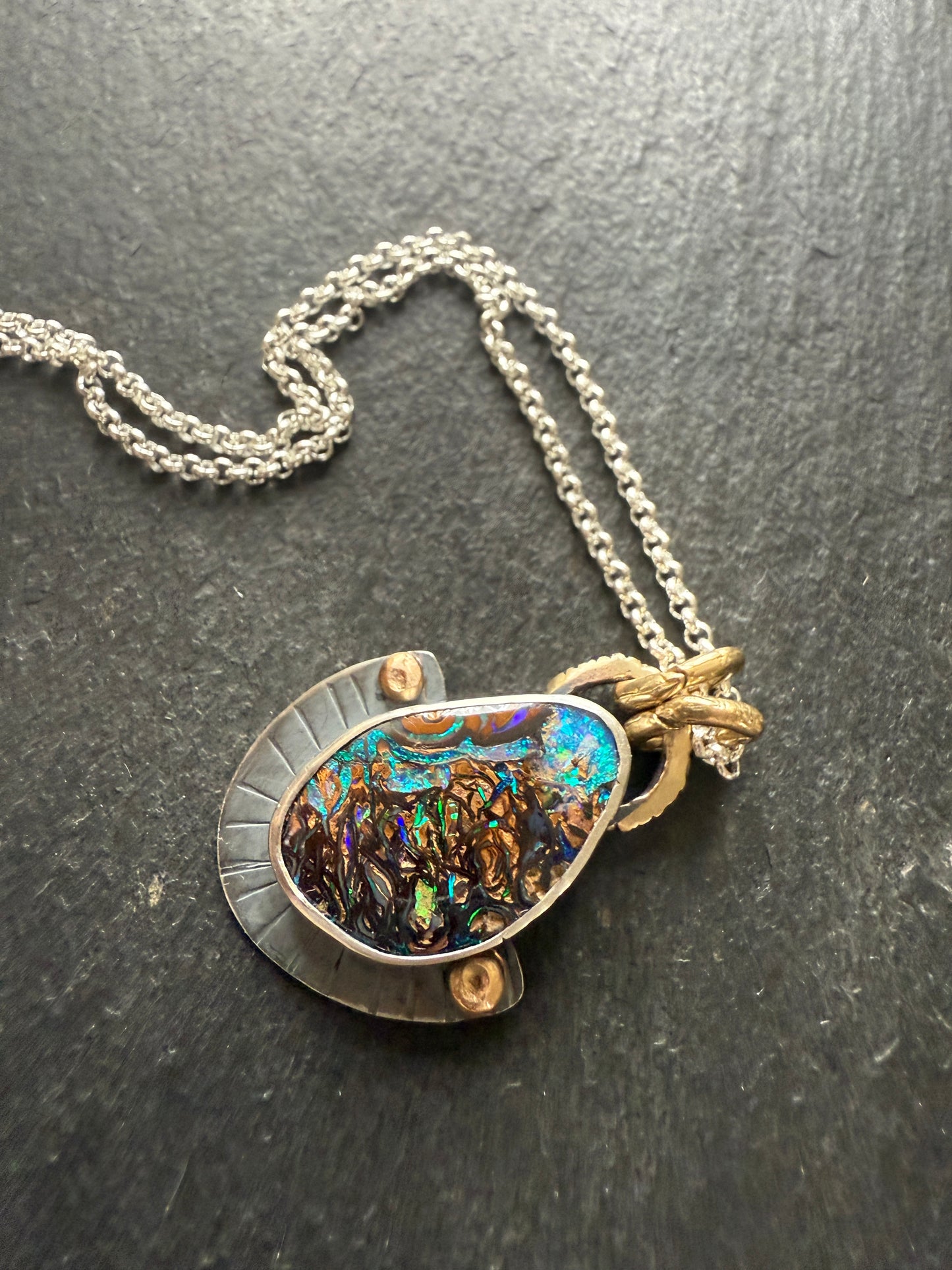 Koroit Opal Pendant