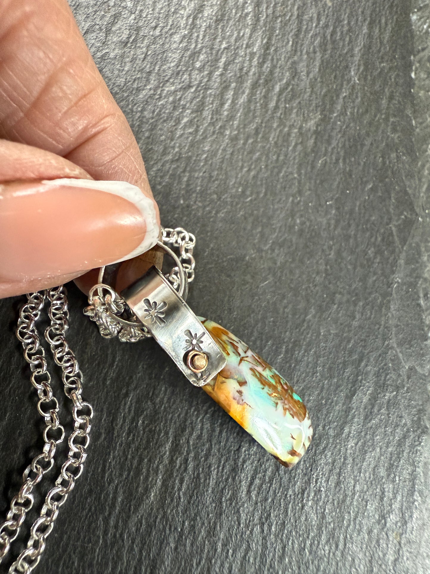 Boulder Opal Pendant