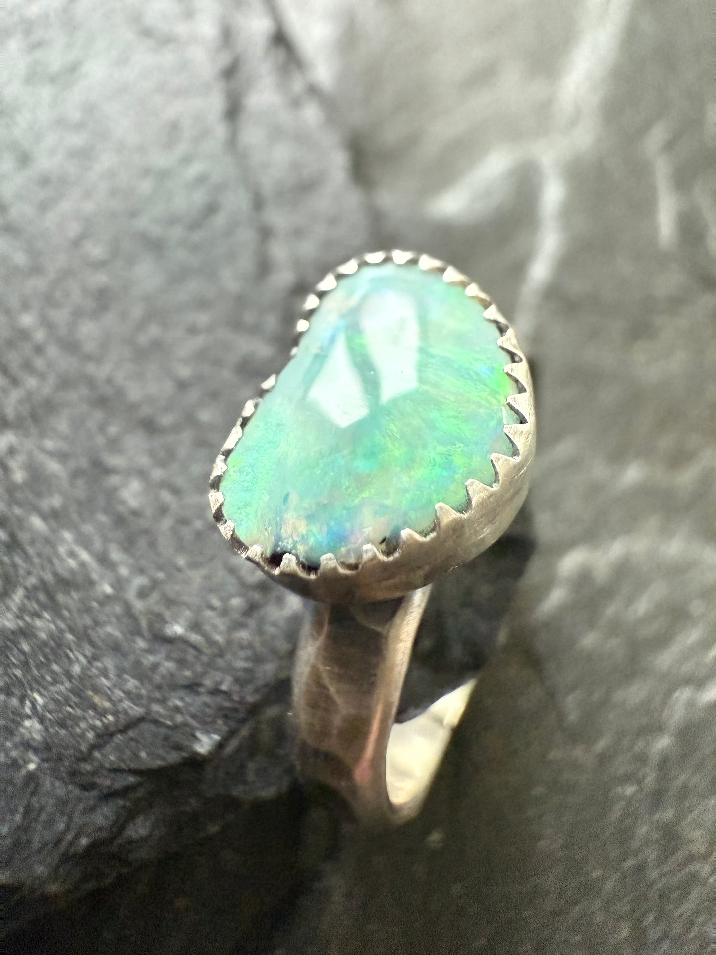 Heart Opal Ring size 6 1/2