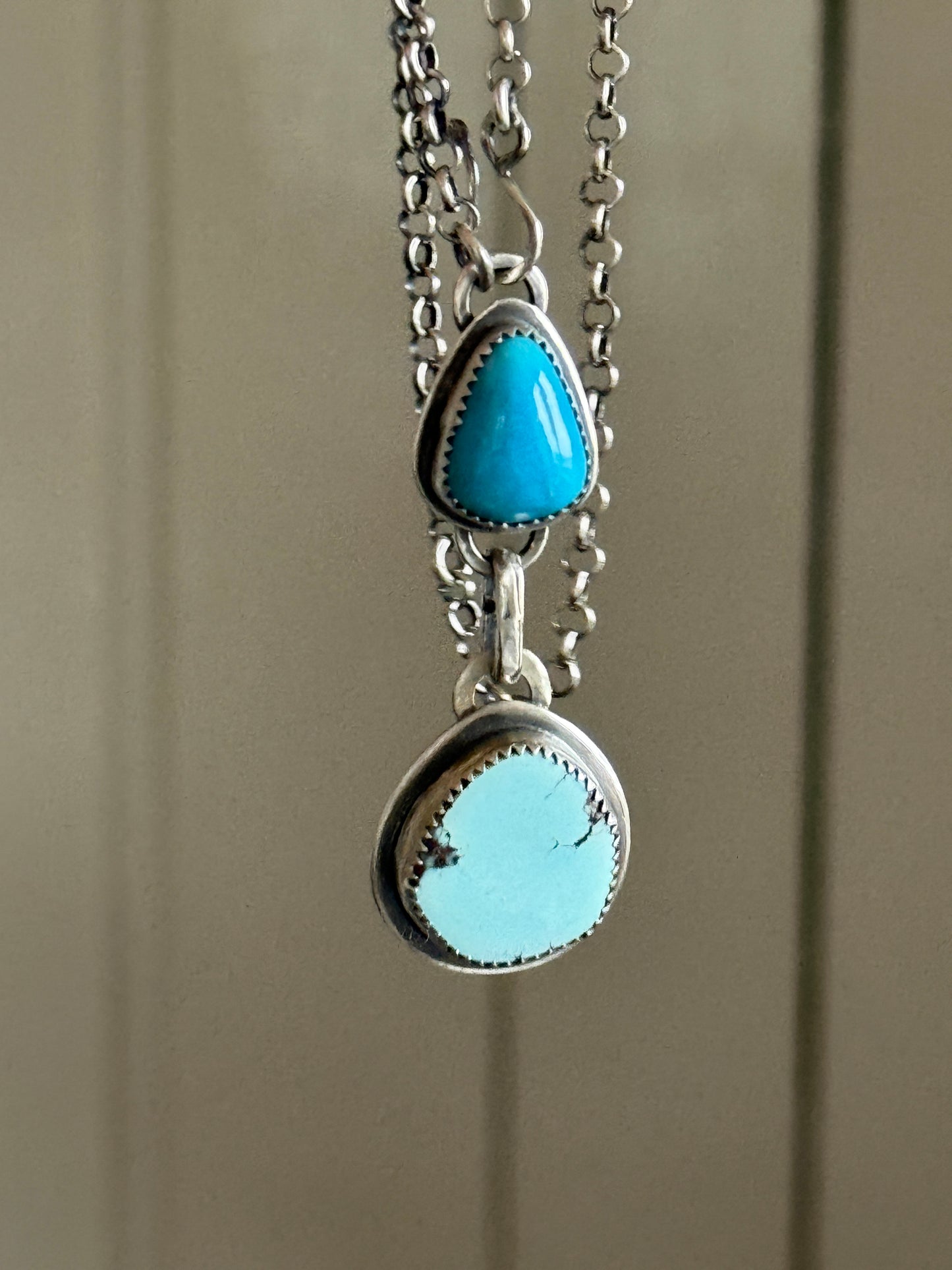 Sleeping Beauty Pendant Necklace