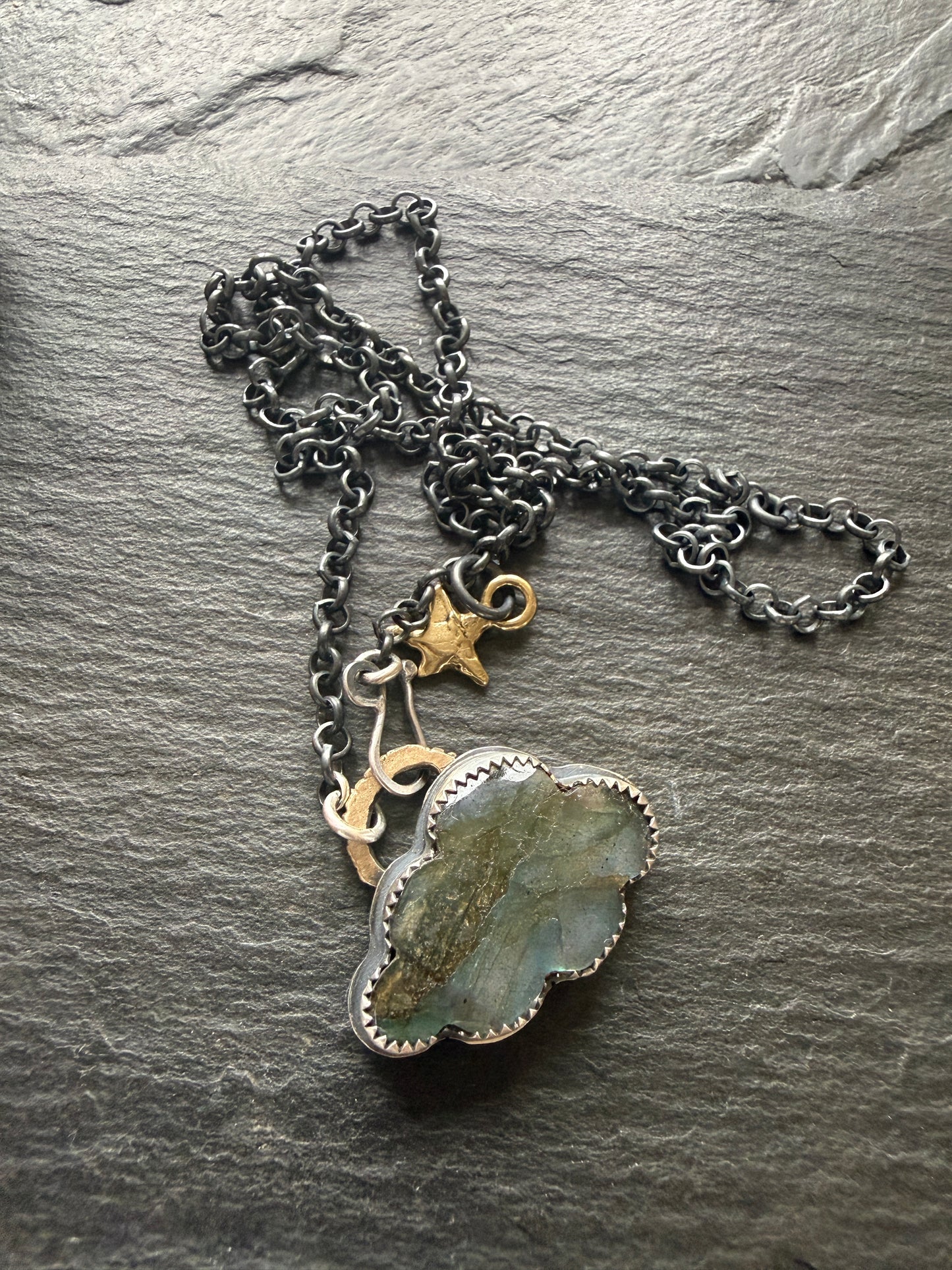 Labradorite Cloud Pendant