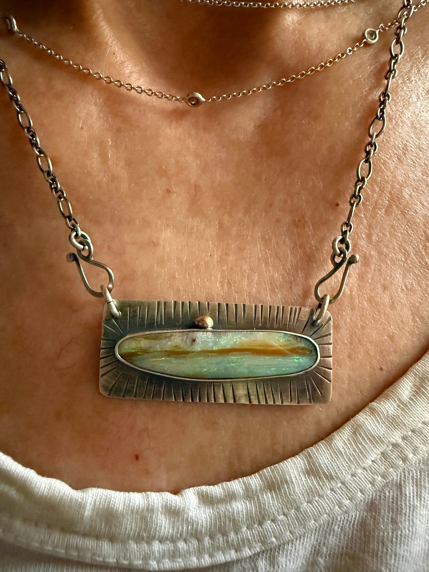 Pastel Opal Necklace