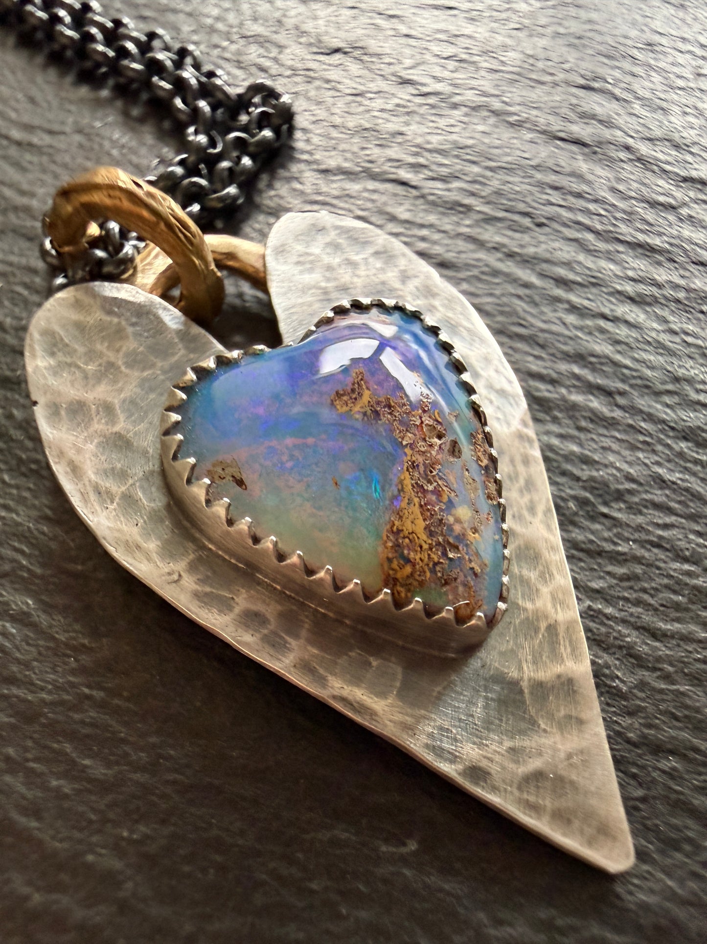 Heart Opal Pendant