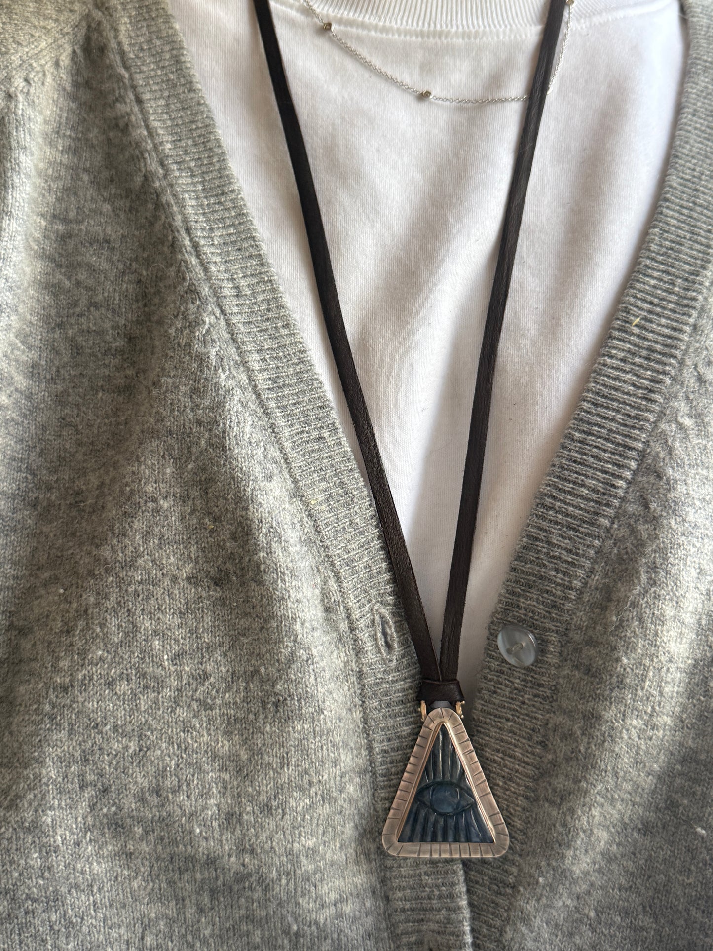 Evil Eye Labradorite Necklace