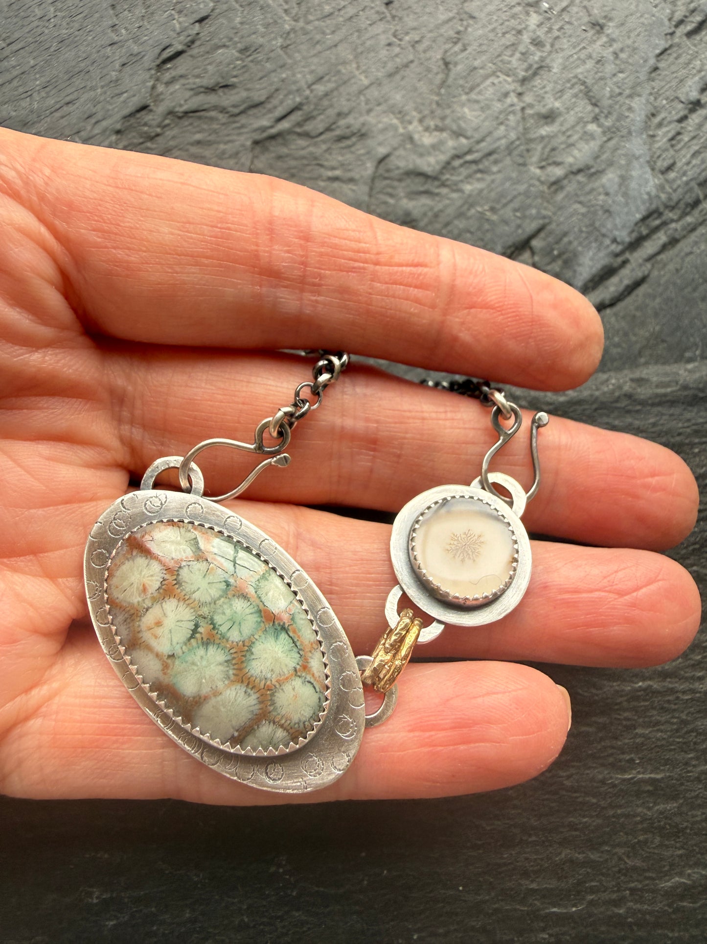 Fossilised Coral Necklace