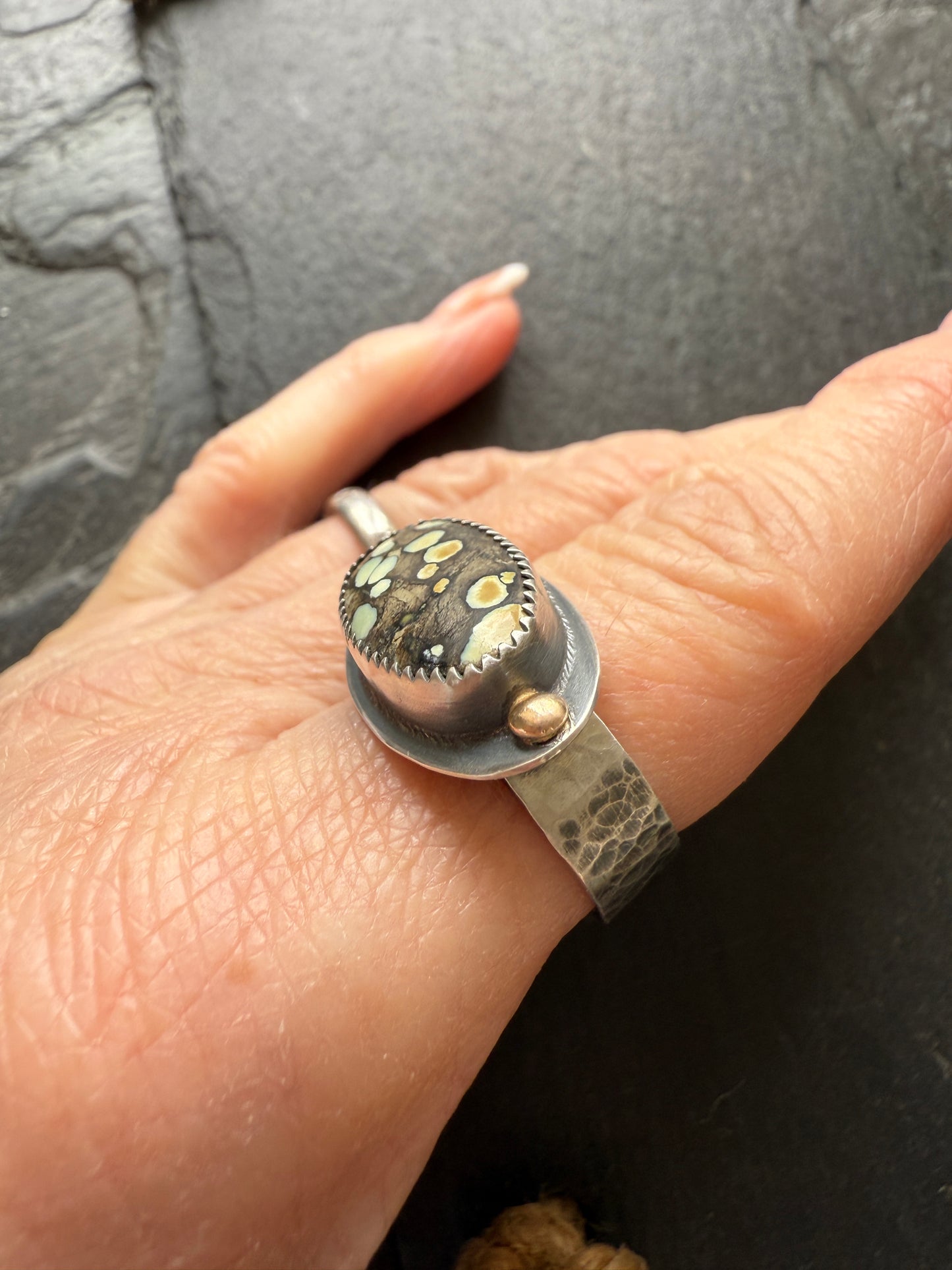 Desert Bloom Turquoise Ring 7 1/4