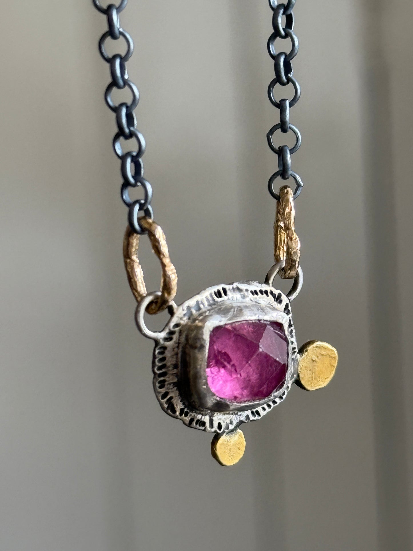 Pink Tourmaline Necklace