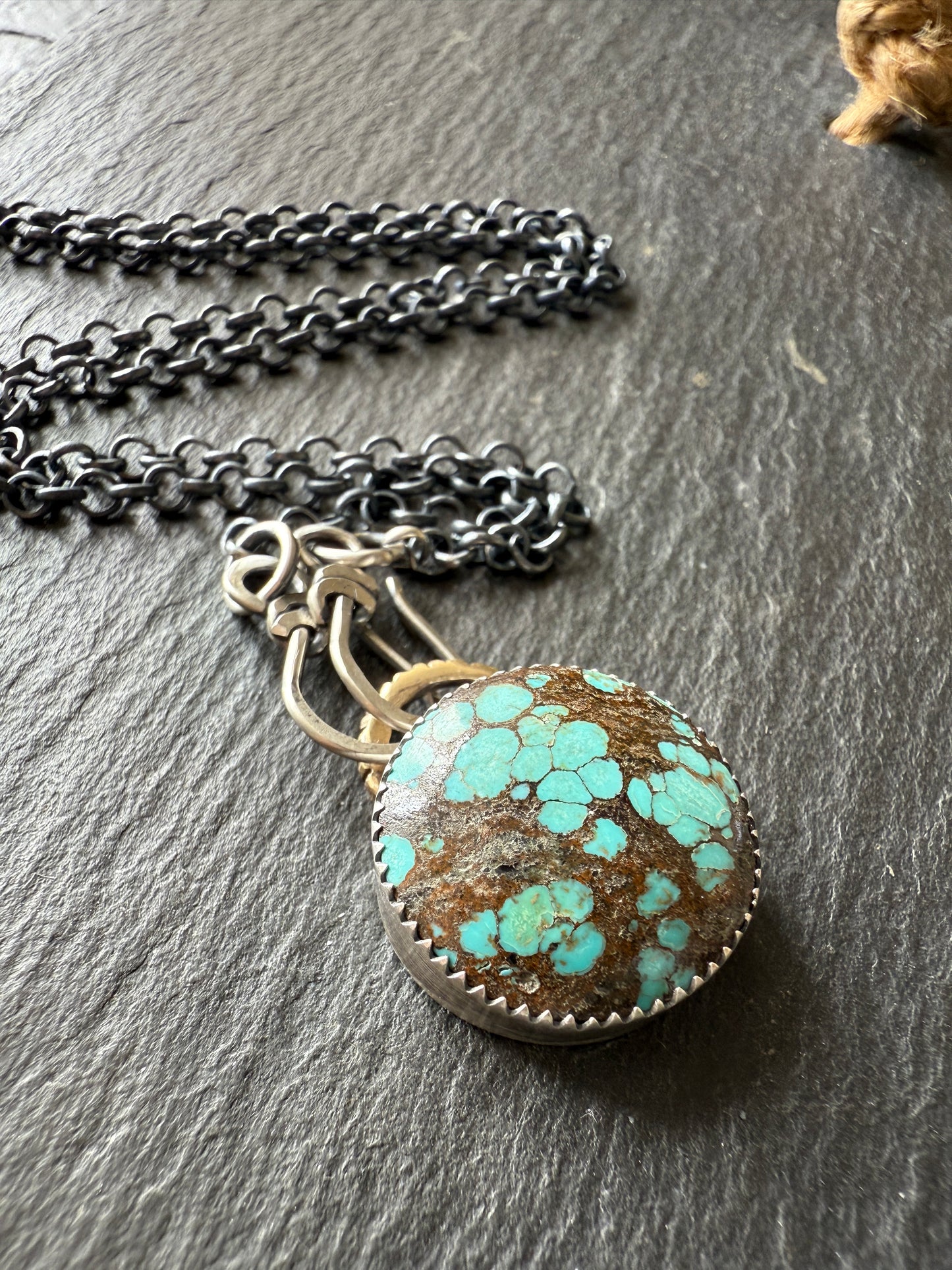 Circular Turquoise Necklace