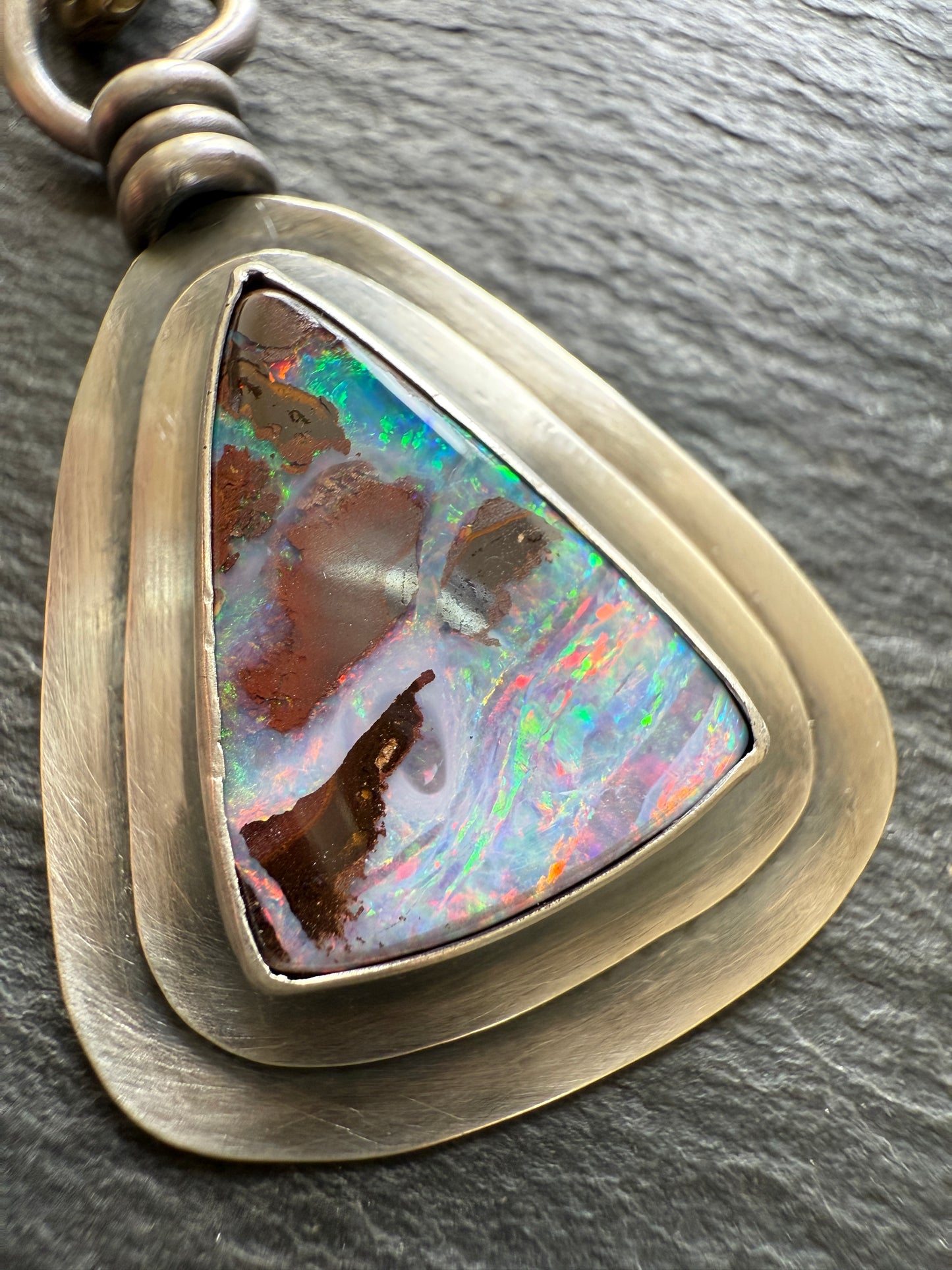 Opal Charm Necklace