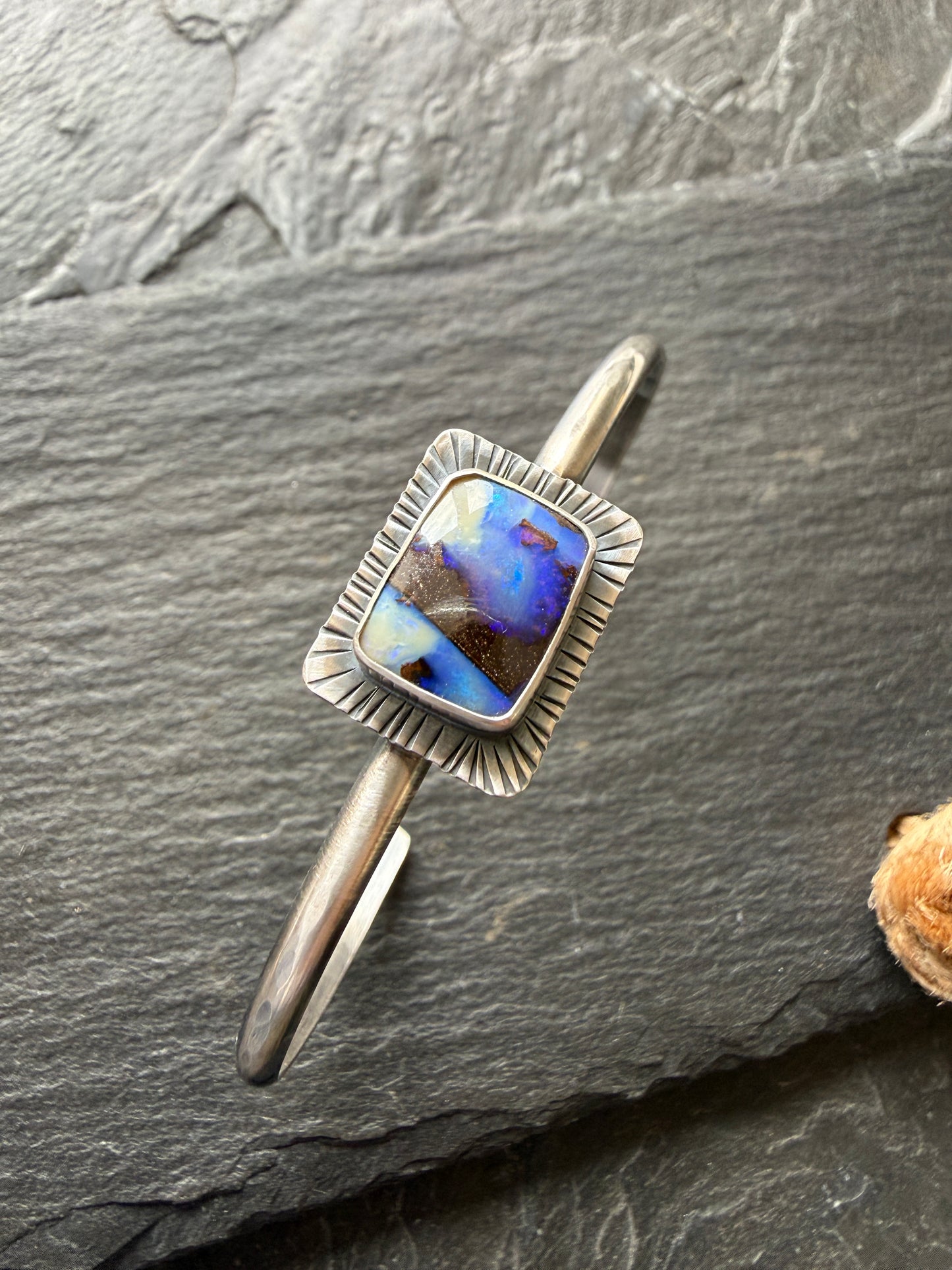 Blue Opal Bangle