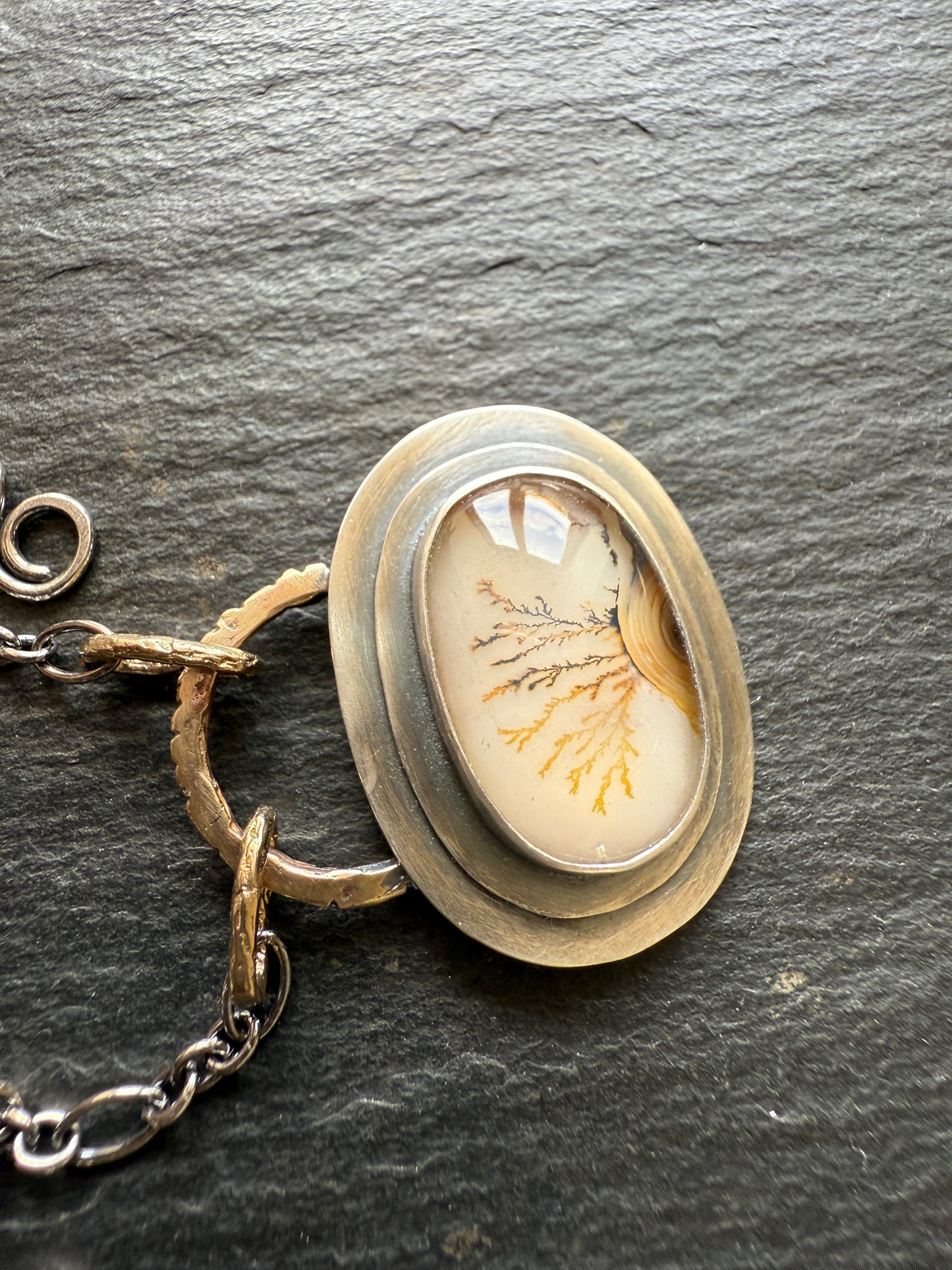 Landscape Dentritic Agate Necklace