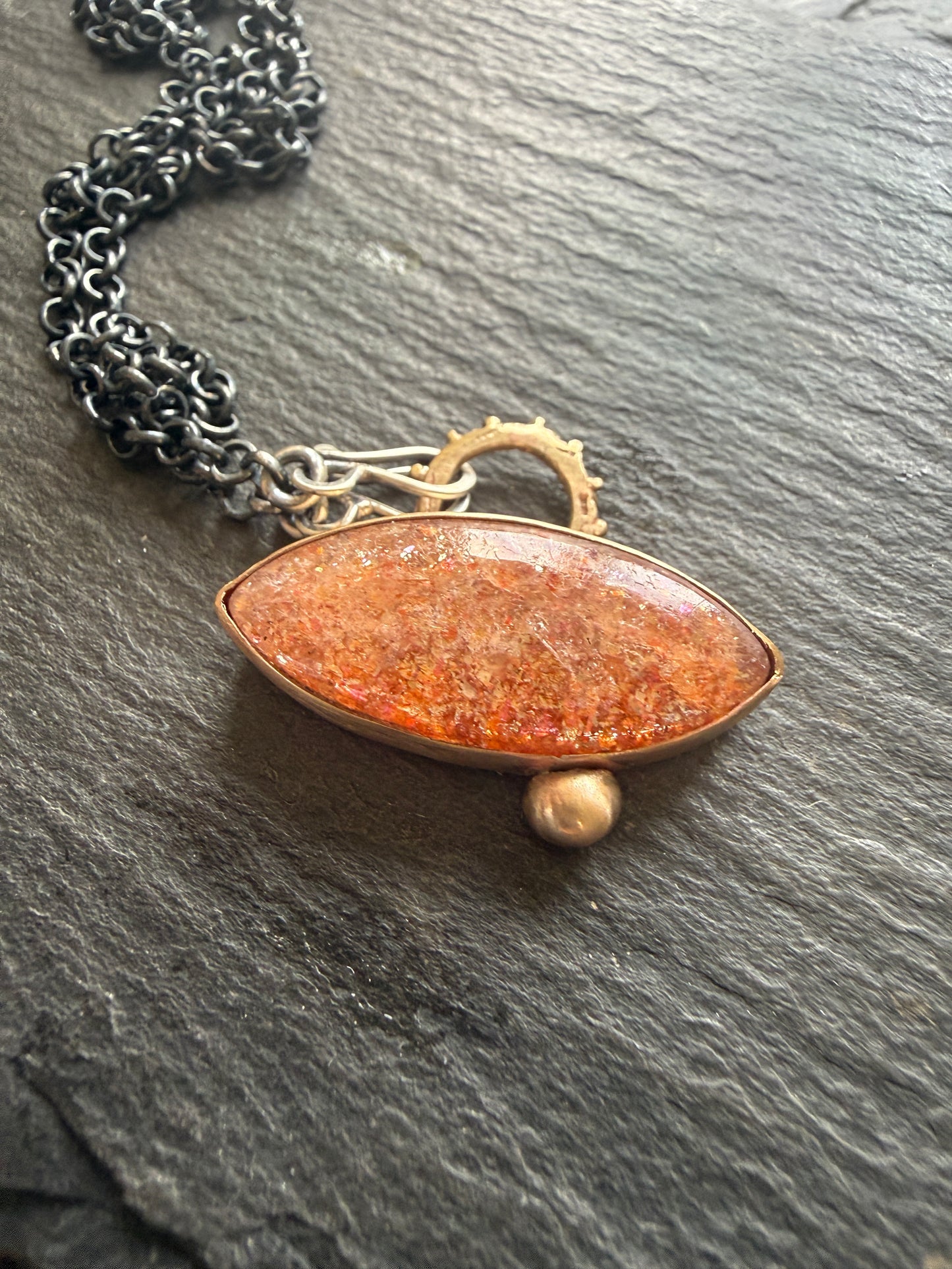 Confetti Sunstone Pendant