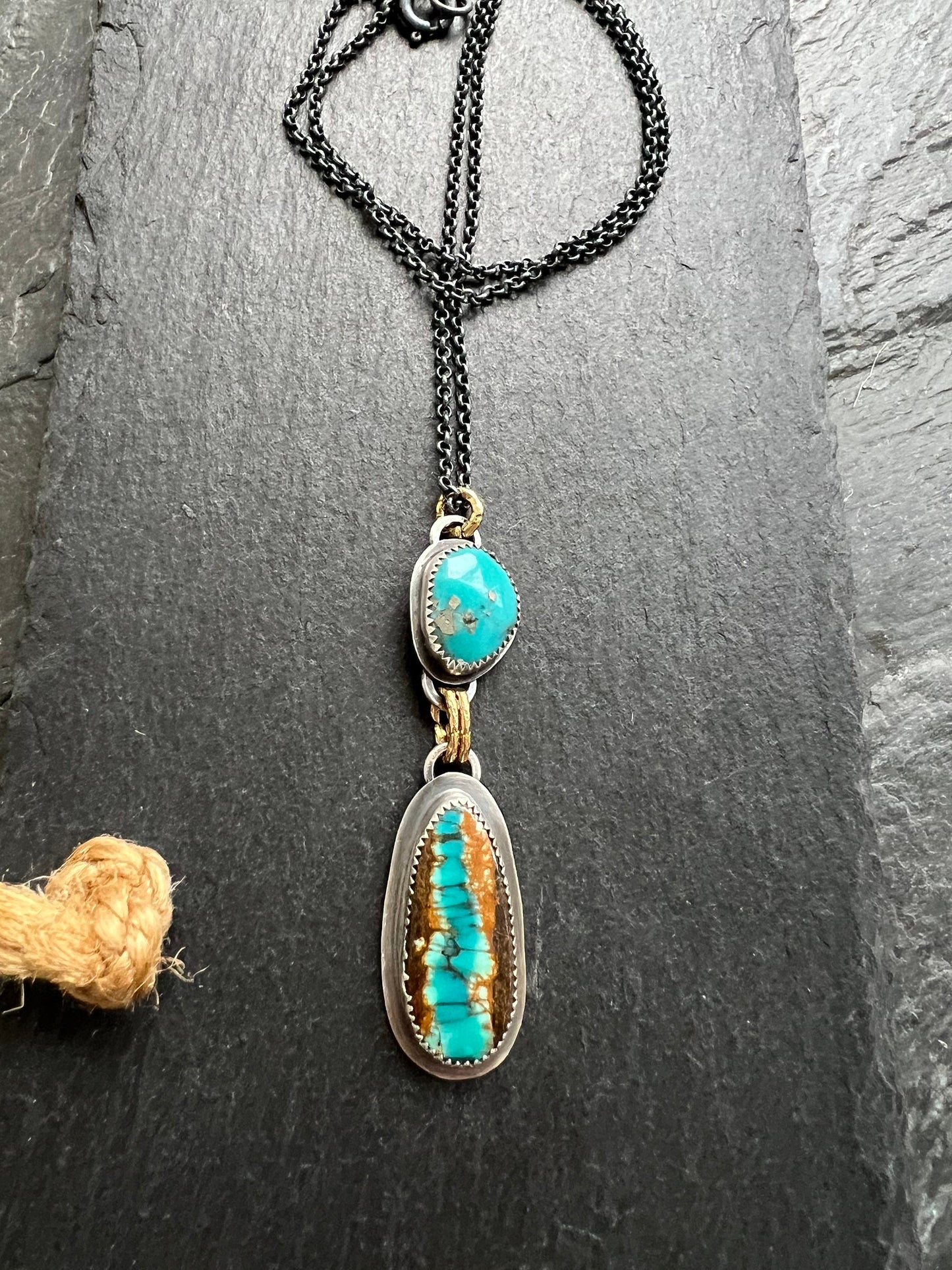 Double Turquoise necklace