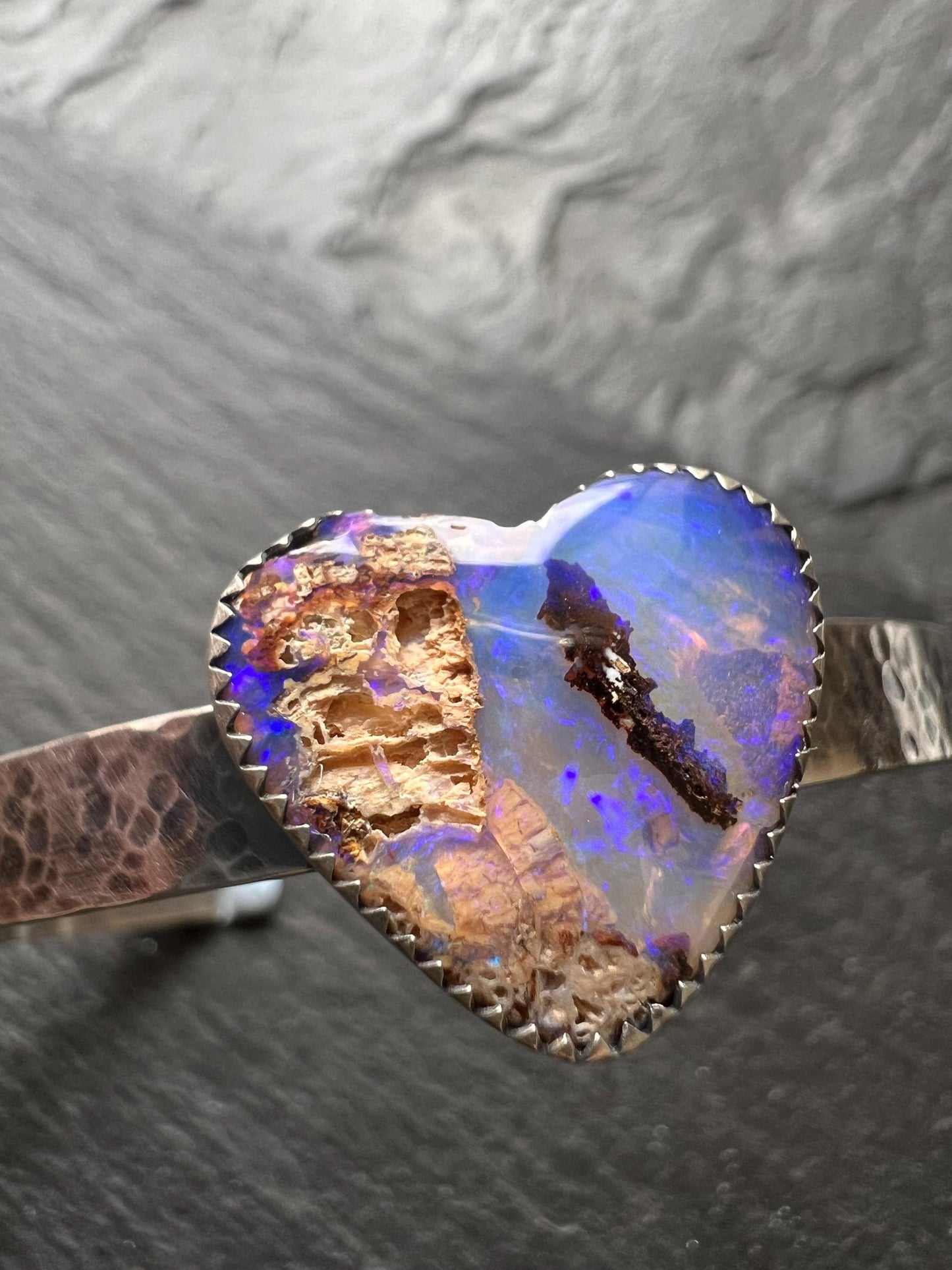 RESERVED - Heart bangle