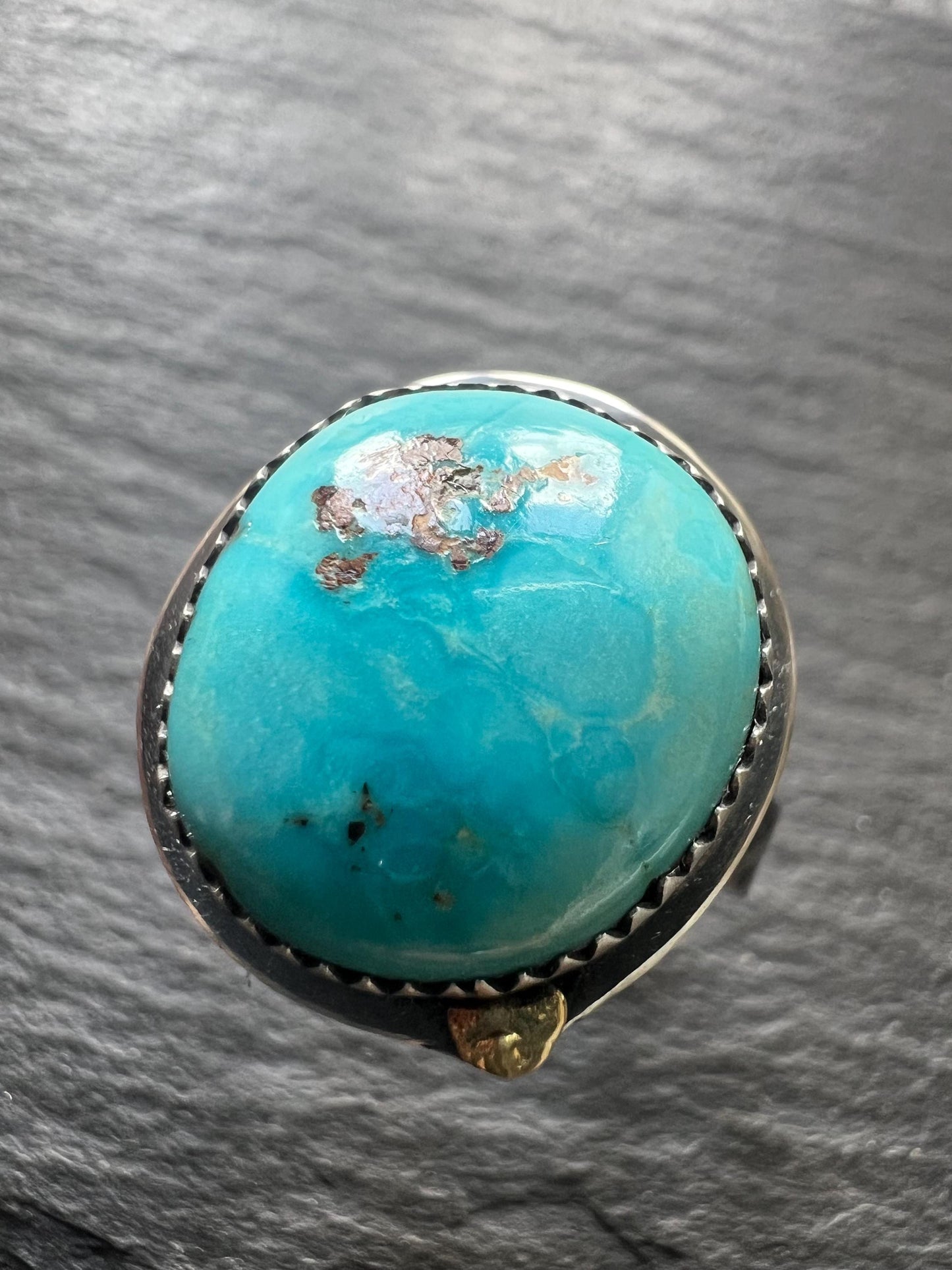 Sierra Nevada Turquoise ring 7 3/4