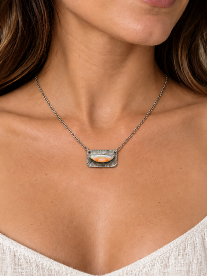 Peaches and cream Pendant Necklace