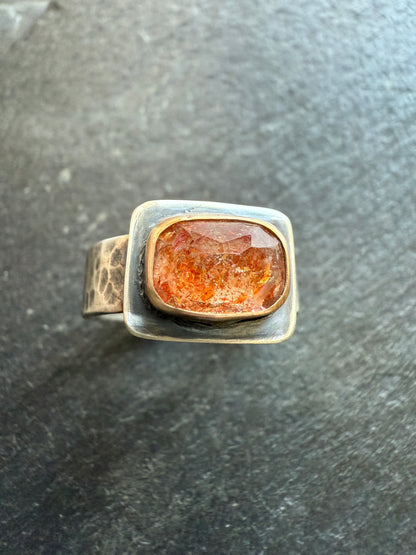 Sunstone ring