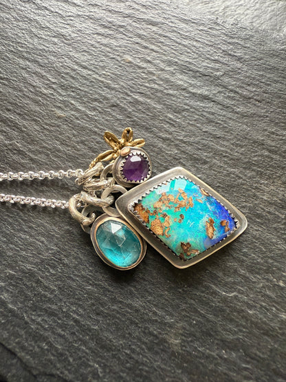 Multi Charm Pendant Necklace