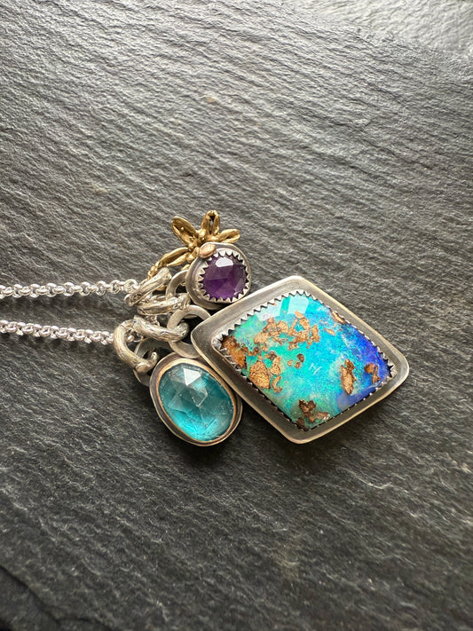 Multi Charm Pendant Necklace