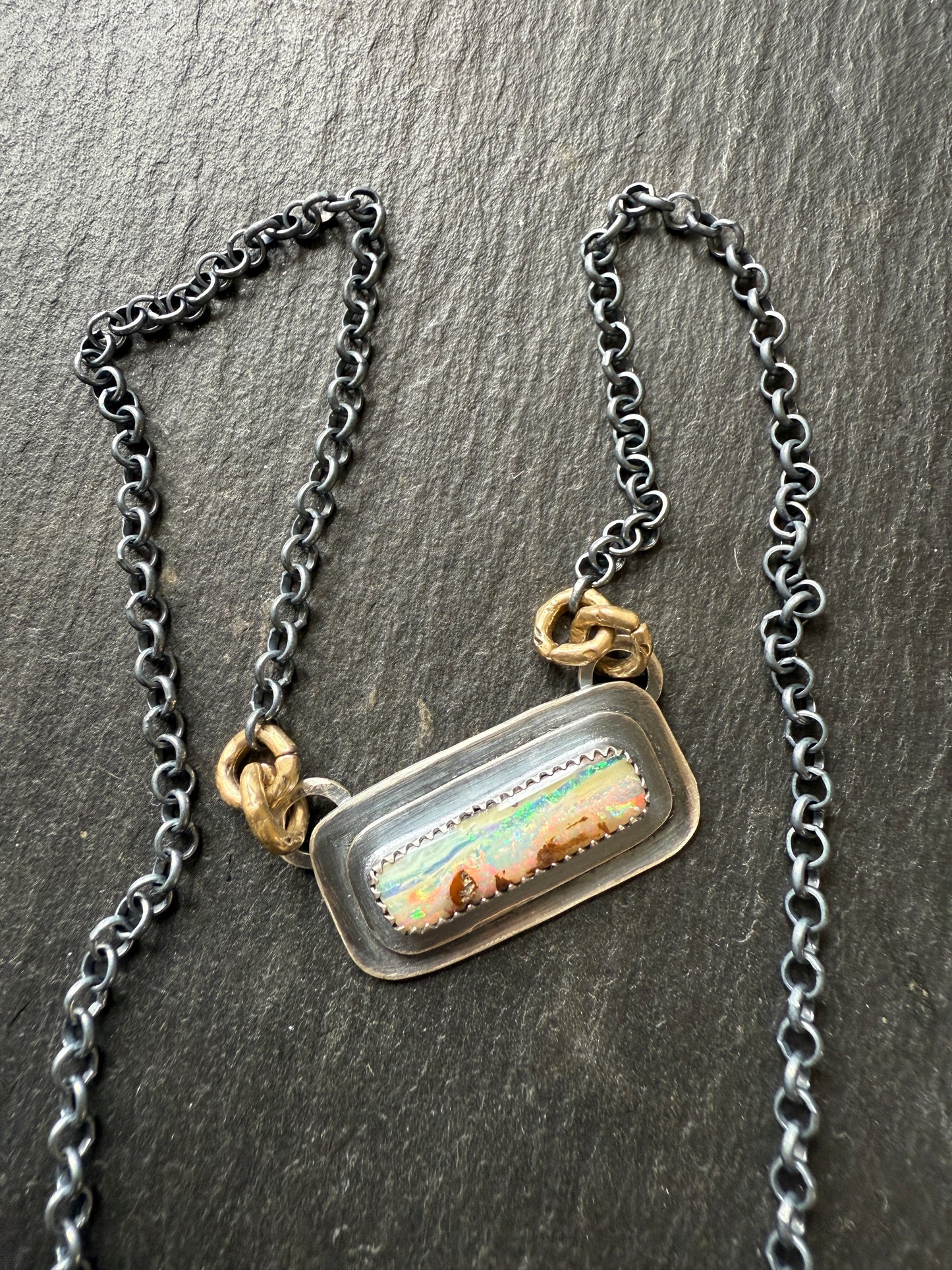 Boulder Opal Layered Necklace