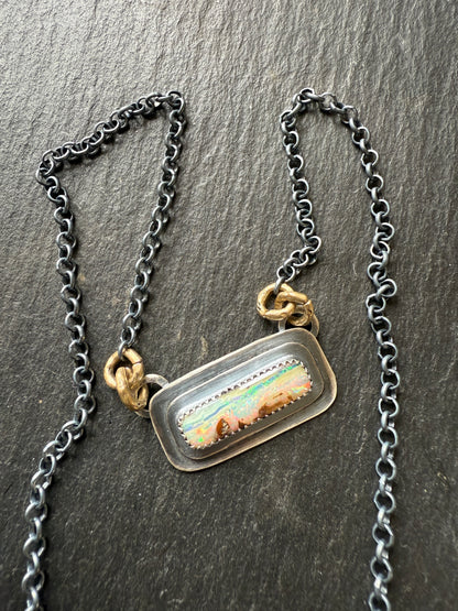 Boulder Opal Layered Necklace