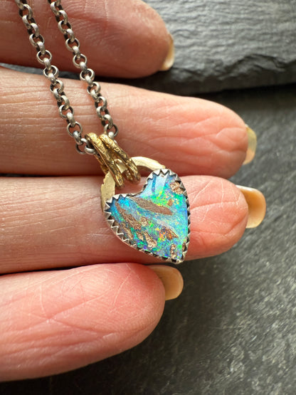 Dainty Opal Necklace
