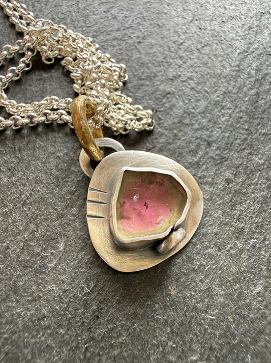Dainty Tourmaline Pendant