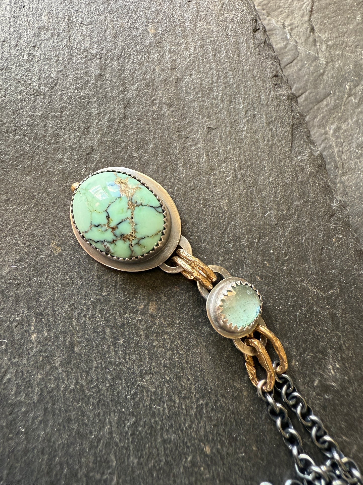 Turquoise and Tourmaline Necklace