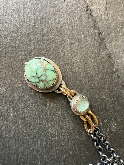 Turquoise and Tourmaline Necklace