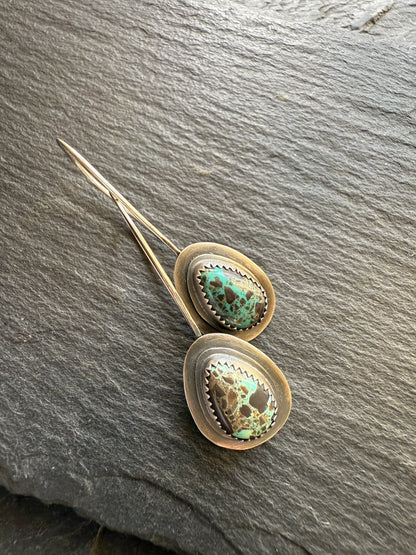 Turquoise drop earrings