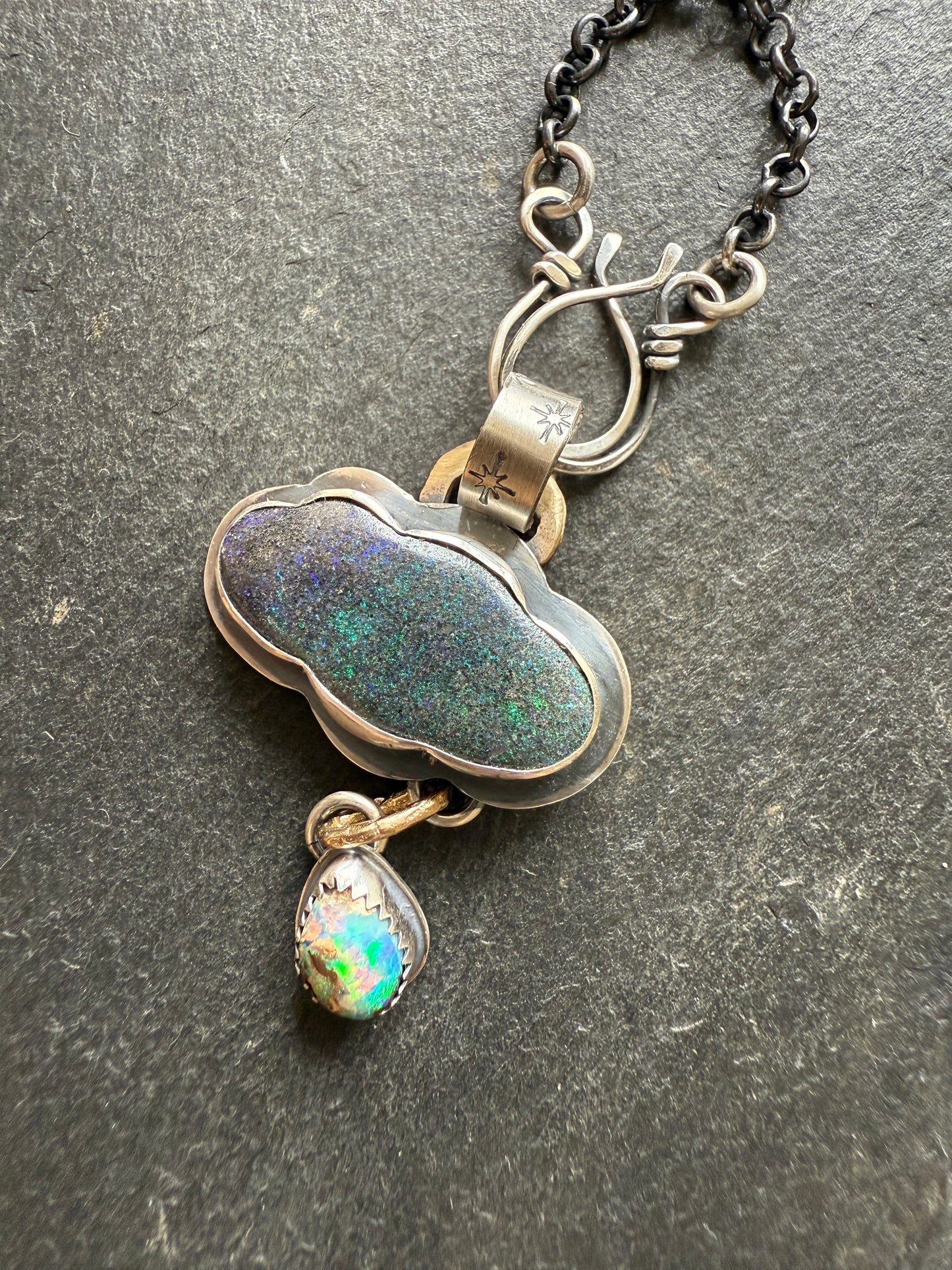 Moody Cloud Pendant Necklace