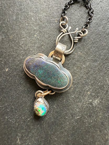 Moody Cloud Pendant Necklace