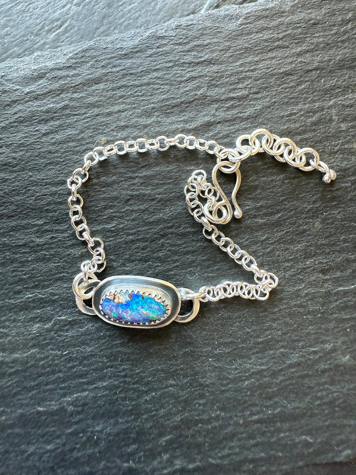 RESERVED for Mary Jane - Opal Chain Bracelet