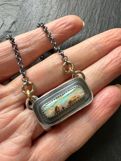 Boulder Opal Layered Necklace