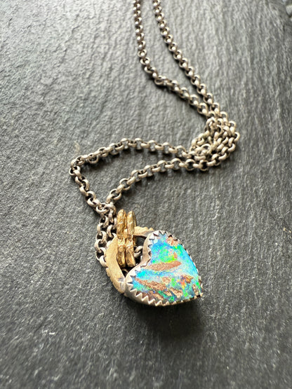 Dainty Opal Necklace