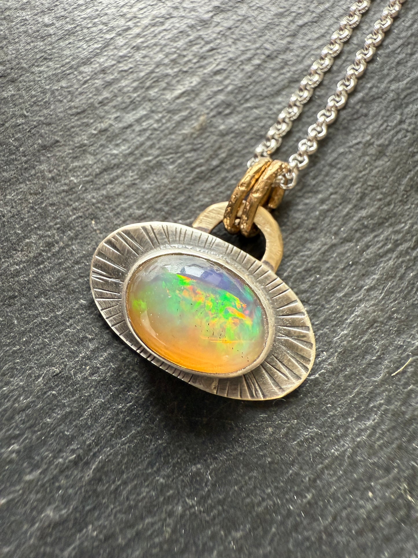 Ethiopian Opal Necklace