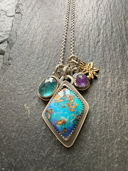 Multi Charm Pendant Necklace