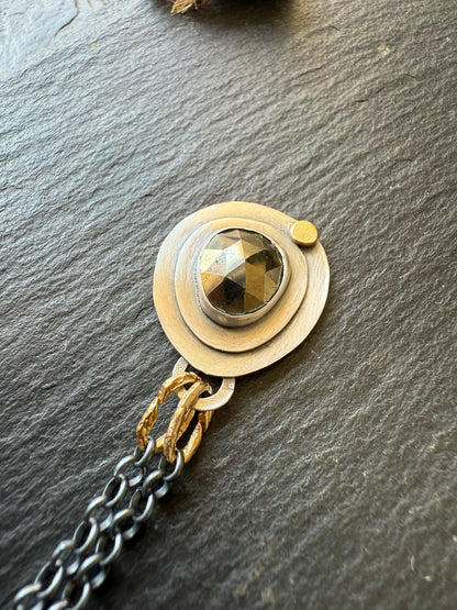 Pyrite Pendant Necklace