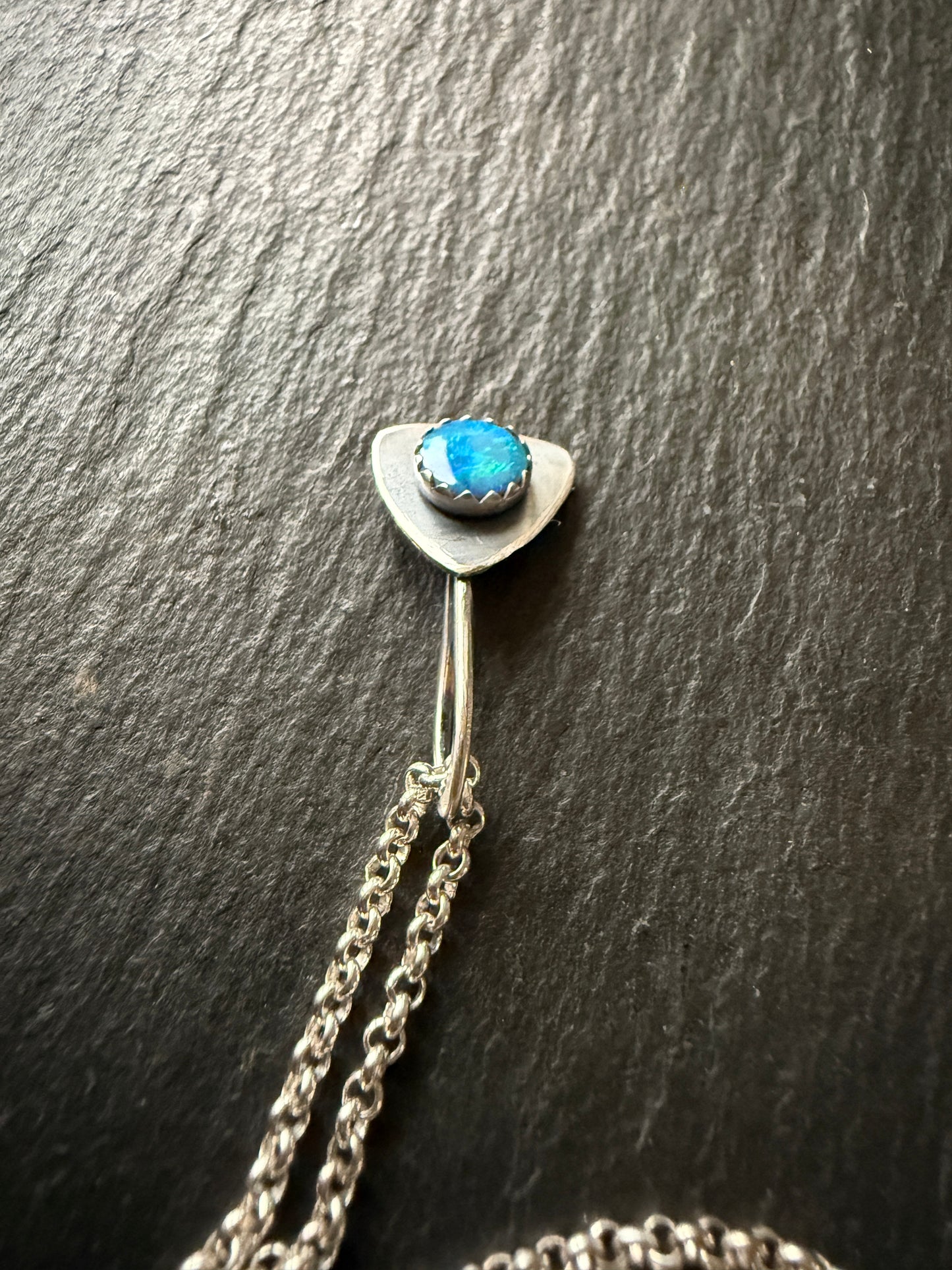 Dainty Opal Pendant