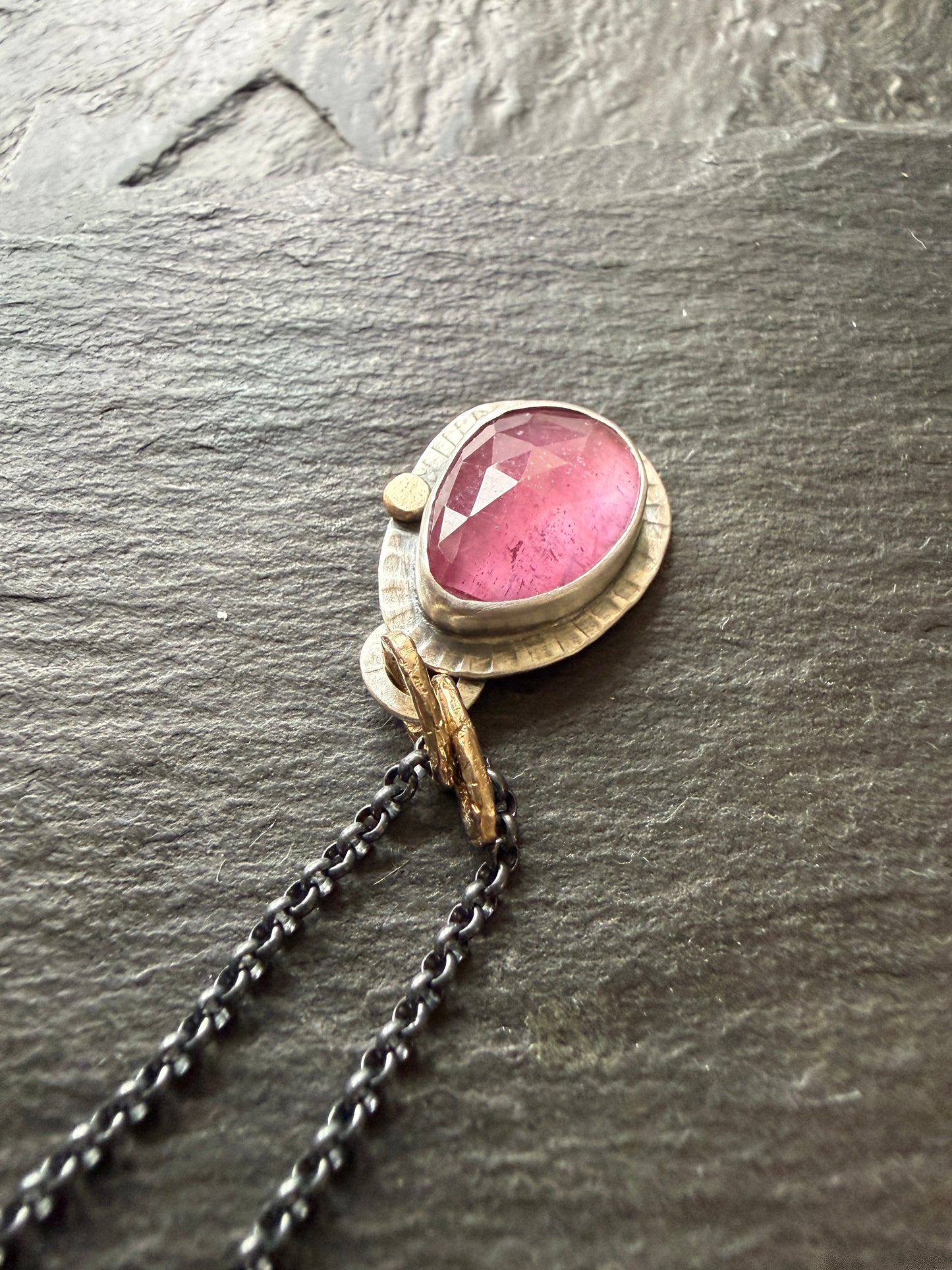 Thai Pink Sapphire Pendant