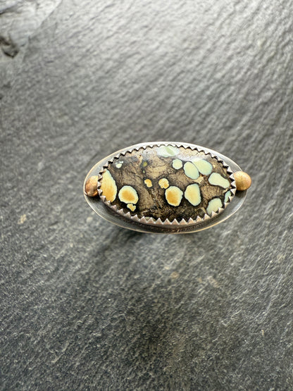Desert Bloom Turquoise Ring 7 1/4