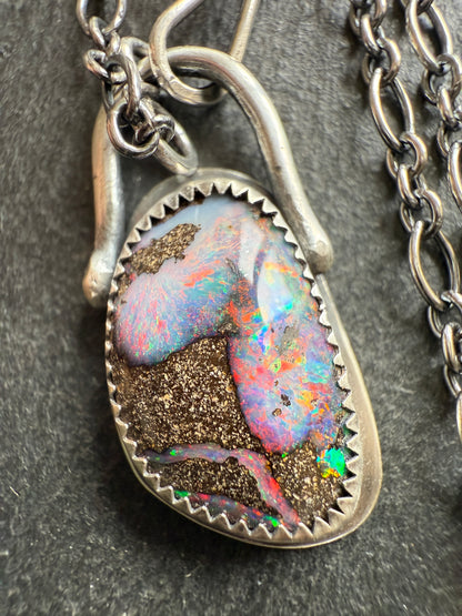 Colourful Opal Pendant