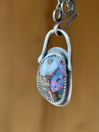 Colourful Opal Pendant