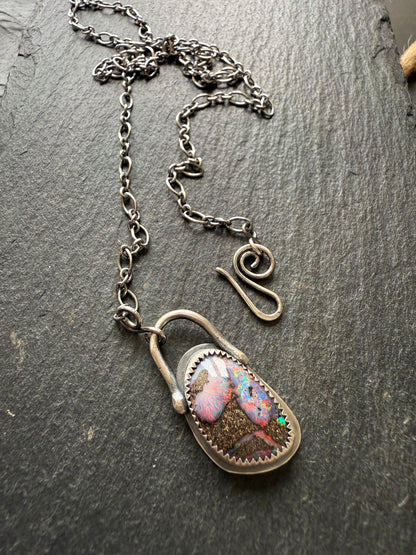 Colourful Opal Pendant