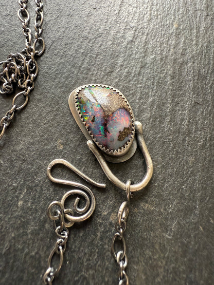 Colourful Opal Pendant