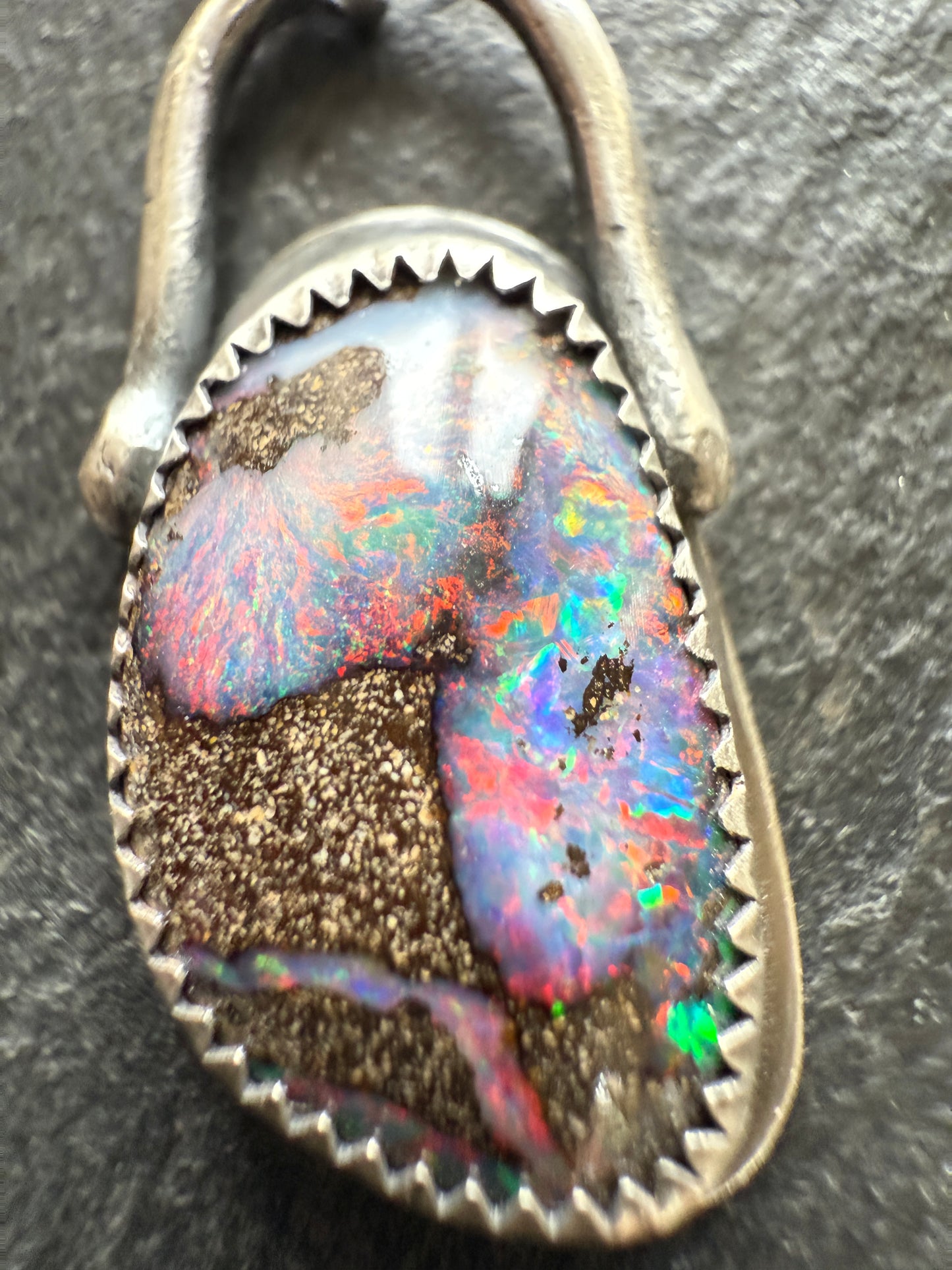 Colourful Opal Pendant