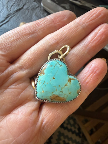 Turquoise Heart Pendant